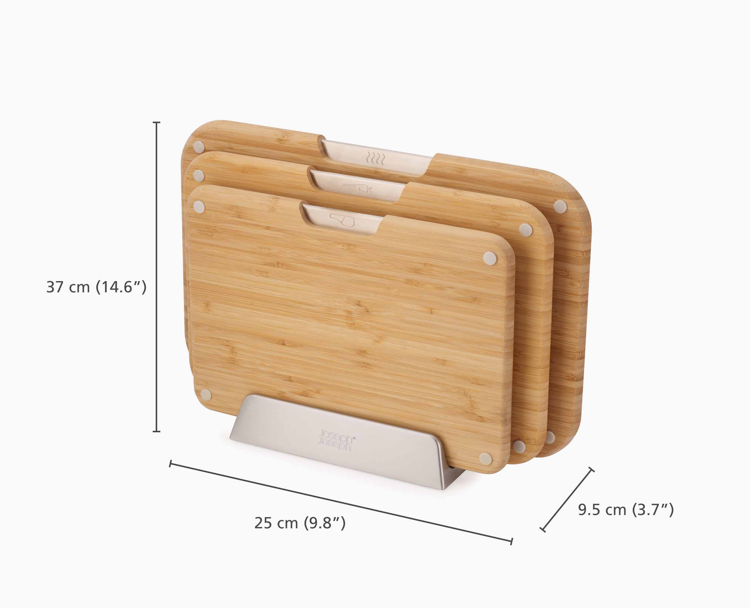 2-piece Bamboo Chopping Board & Knives Set - Image 7