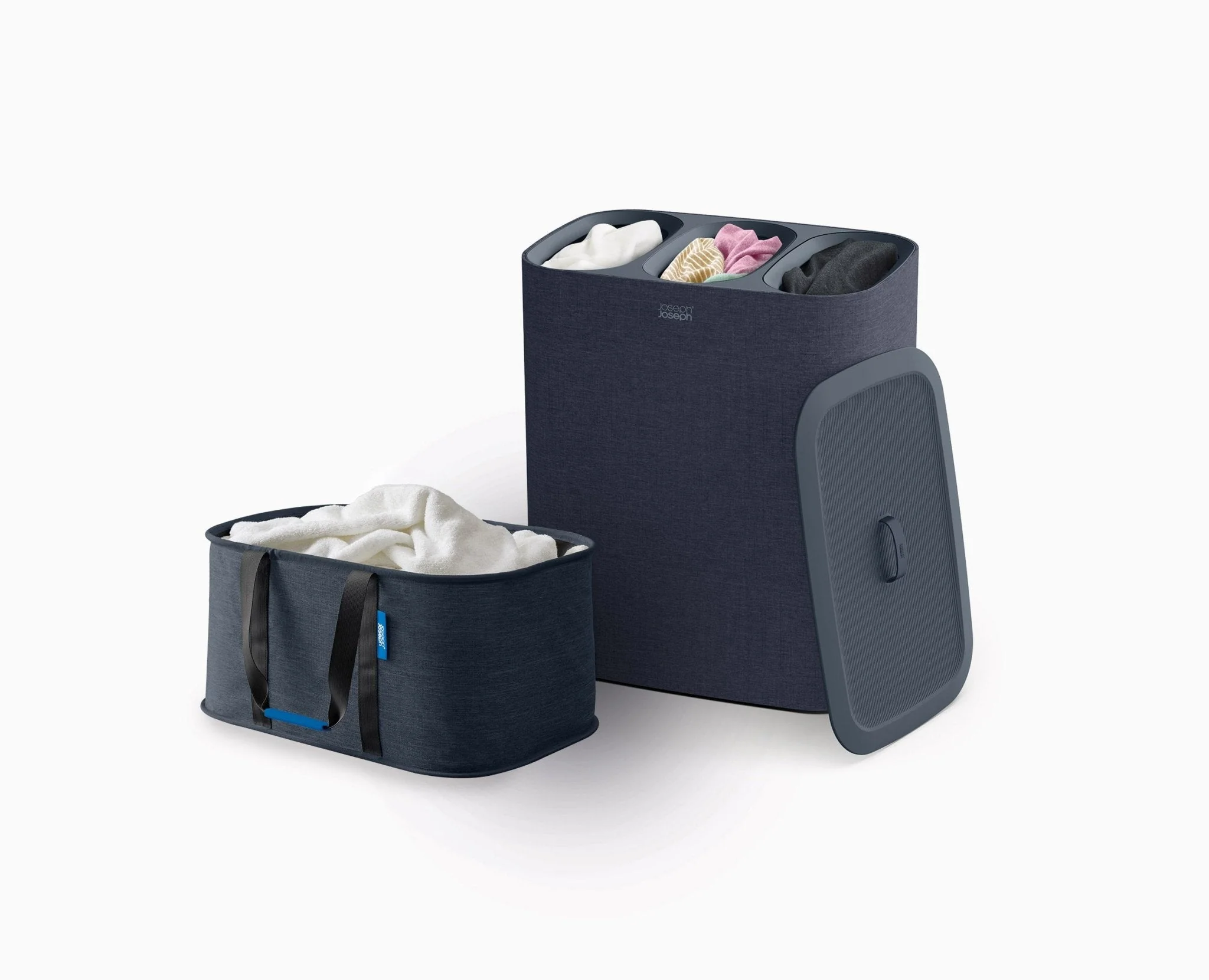 2-piece Black Tota Trio 90L & Hold-All™ 35L Laundry Basket Set