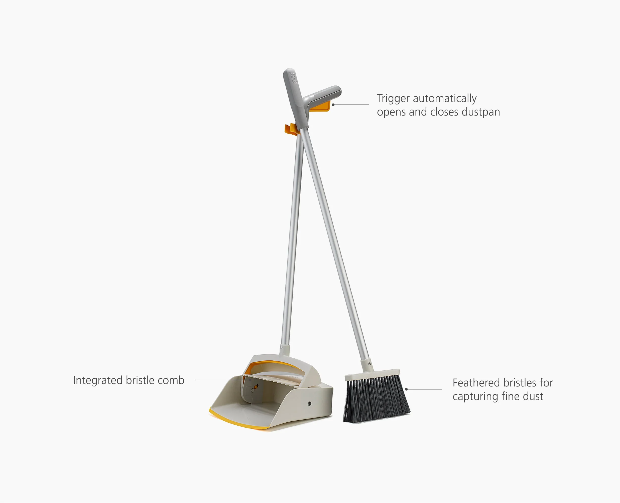 CleanTech™ Dustpan & Broom Sweep Set - Image 6