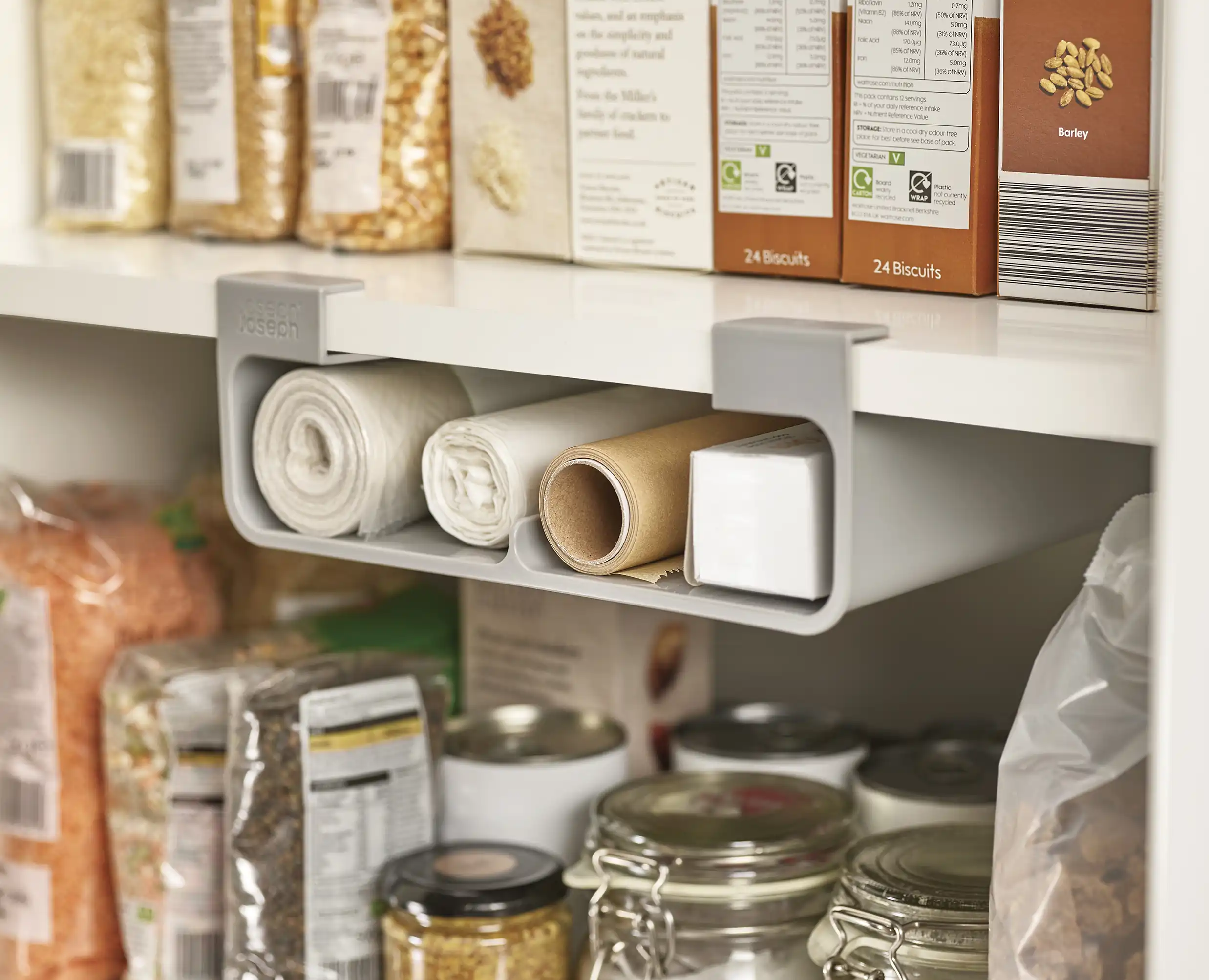 CupboardStore™ Grey Film, Foil & Bag Organiser - Image 3