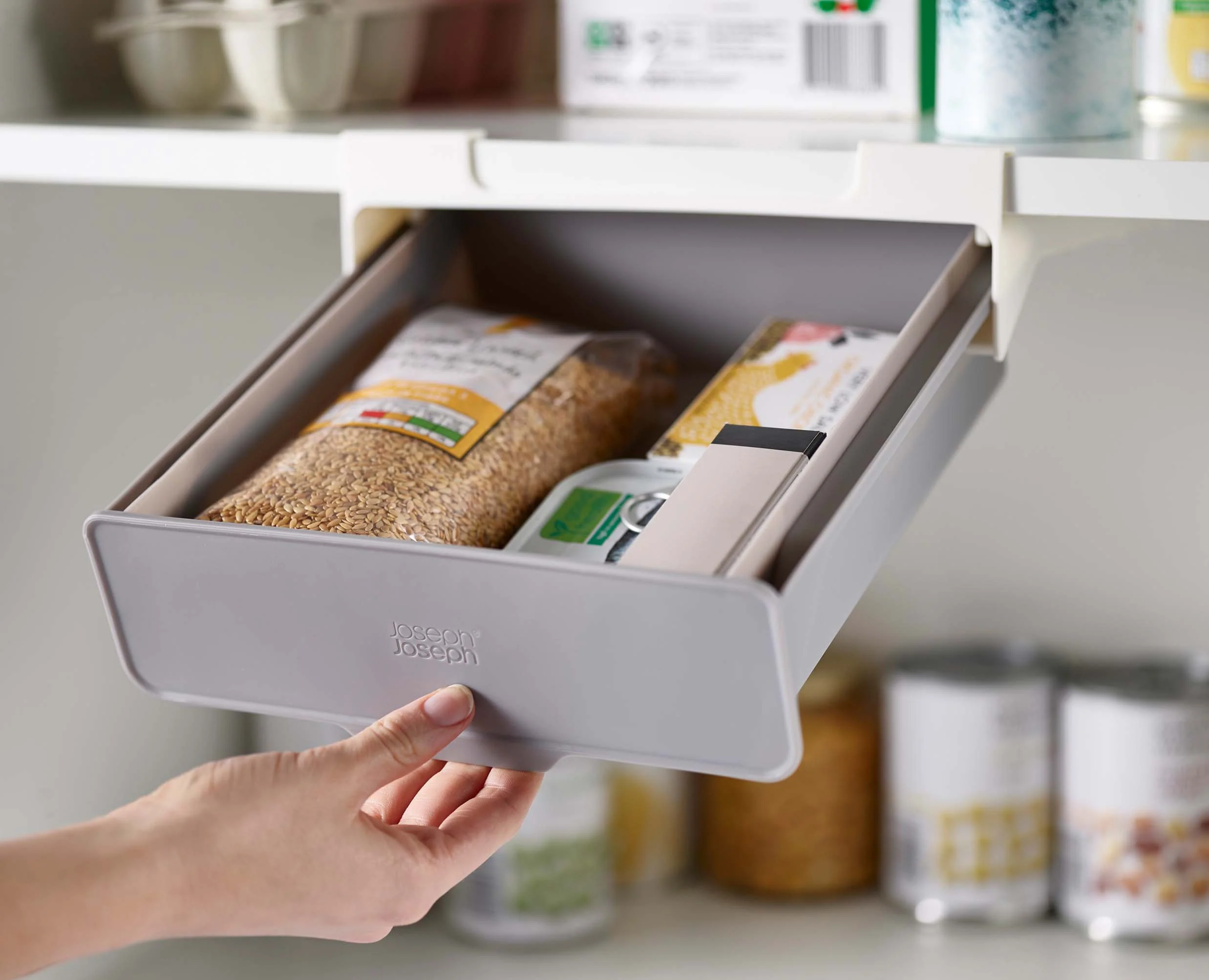 CupboardStore™ Grey Under-shelf Drawer - Image 4