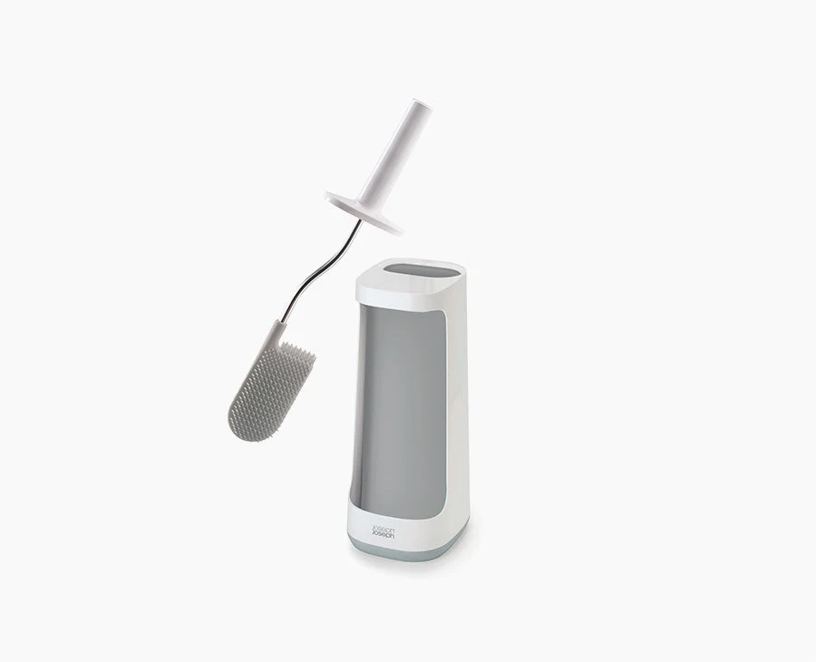 Flex™ Plus Light Grey Toilet Brush with Storage Caddy