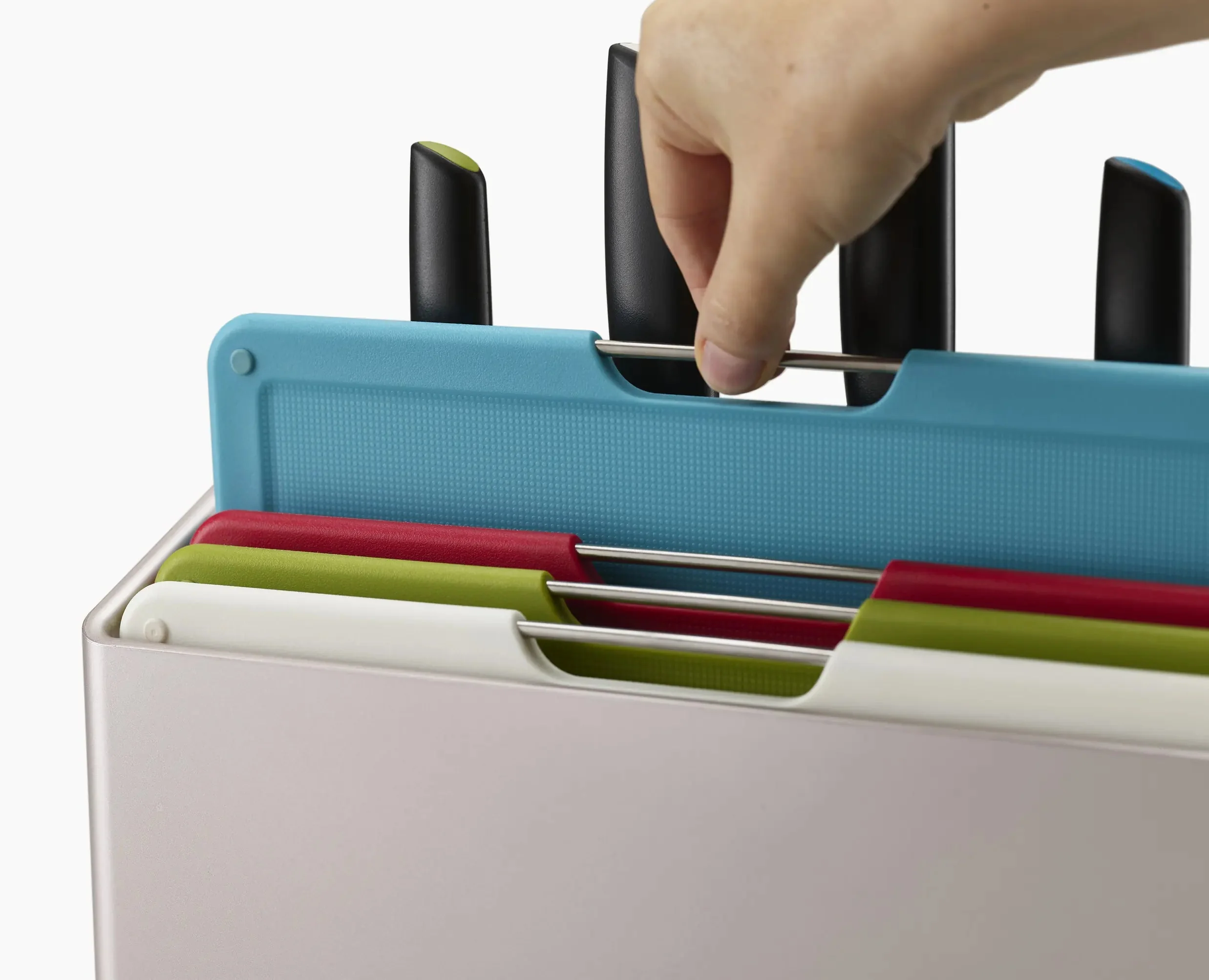 Folio™ Plus 8-piece Multicolour Knife & Chopping Board Set - Image 5