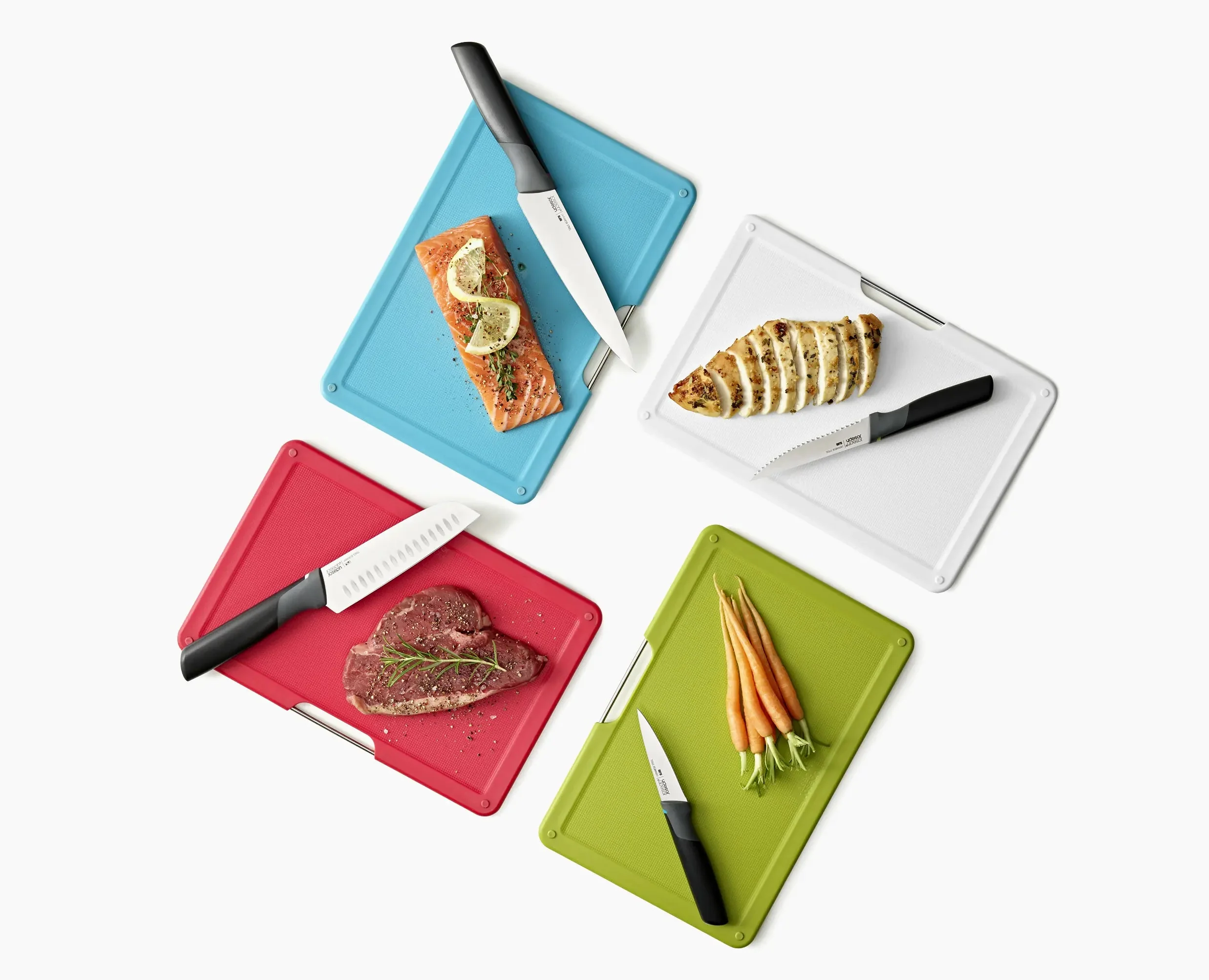Folio™ Plus 8-piece Multicolour Knife & Chopping Board Set - Image 7