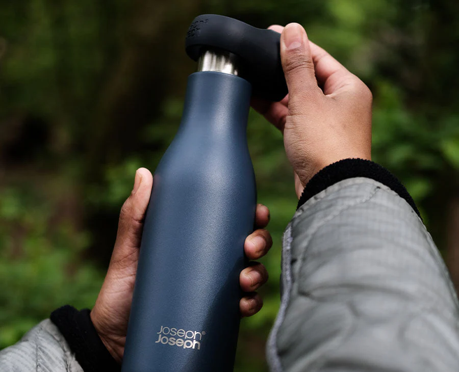 Loop™ 500ml Stainless-steel Blue Vacuum Insulated Water Bottle - Image 2