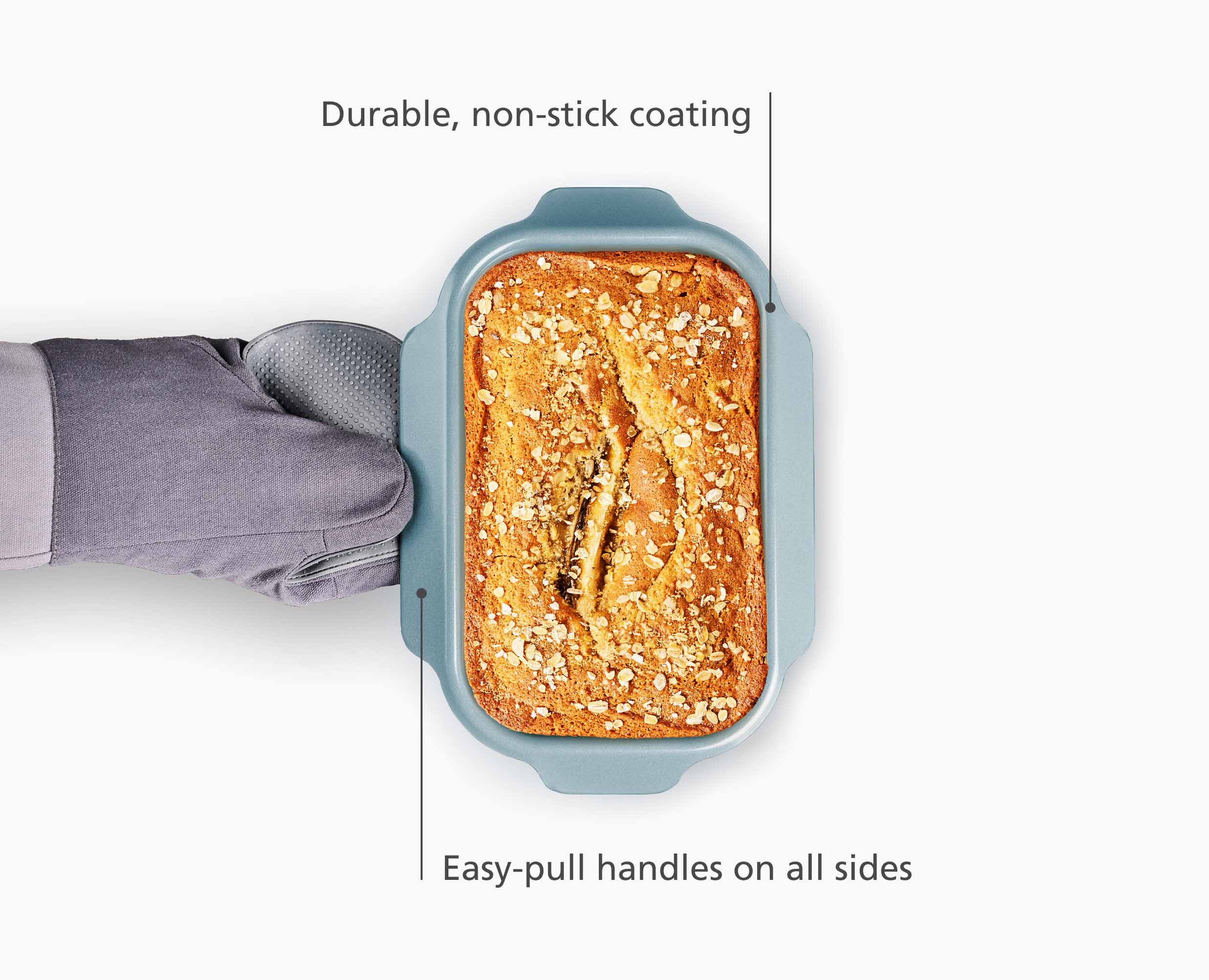 Nest™ Bake Non-Stick Blue 2lb Bread Loaf Tin - Image 4
