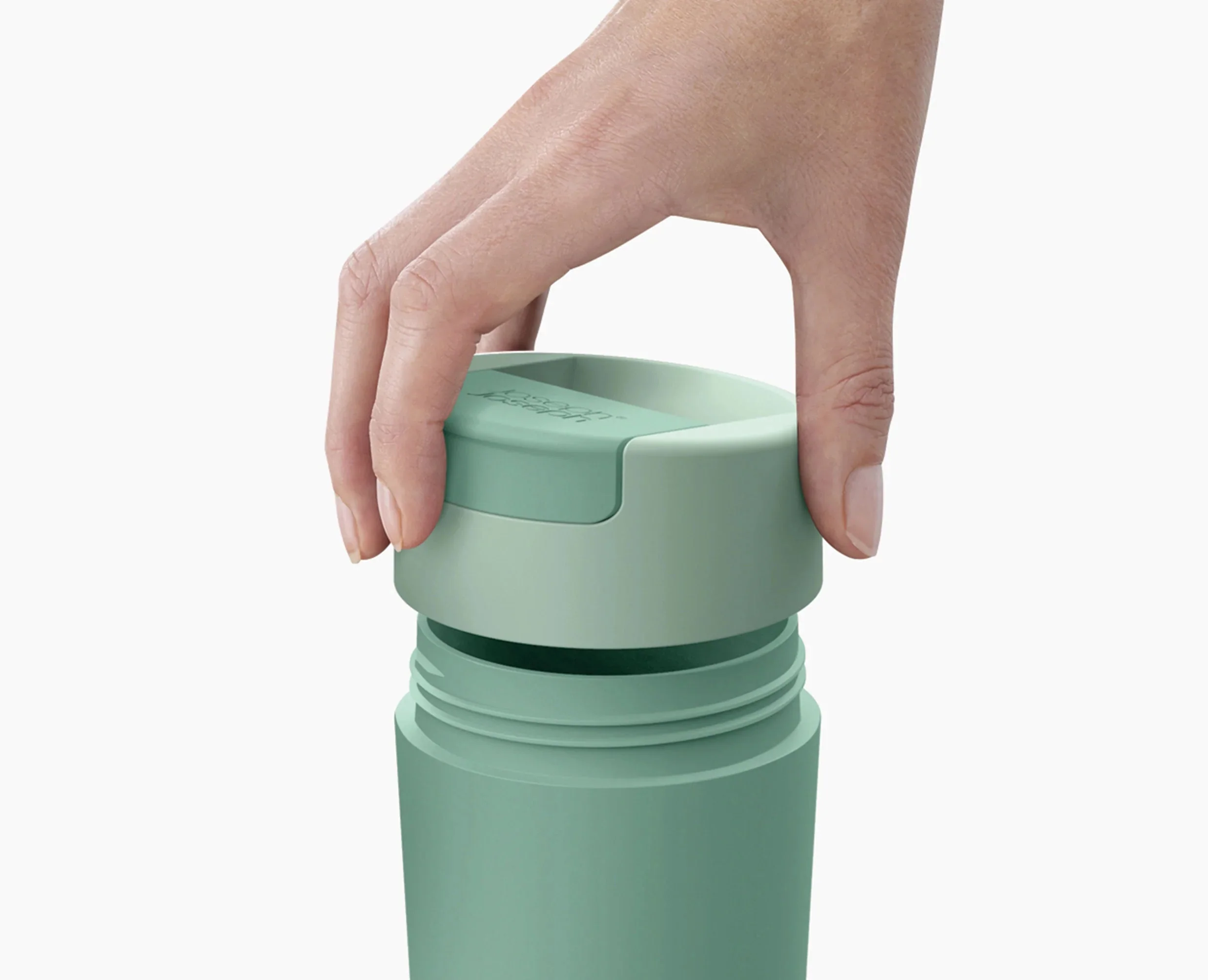 Sipp™ Green Travel Mug Large with Hygienic Lid 454ml - Image 5