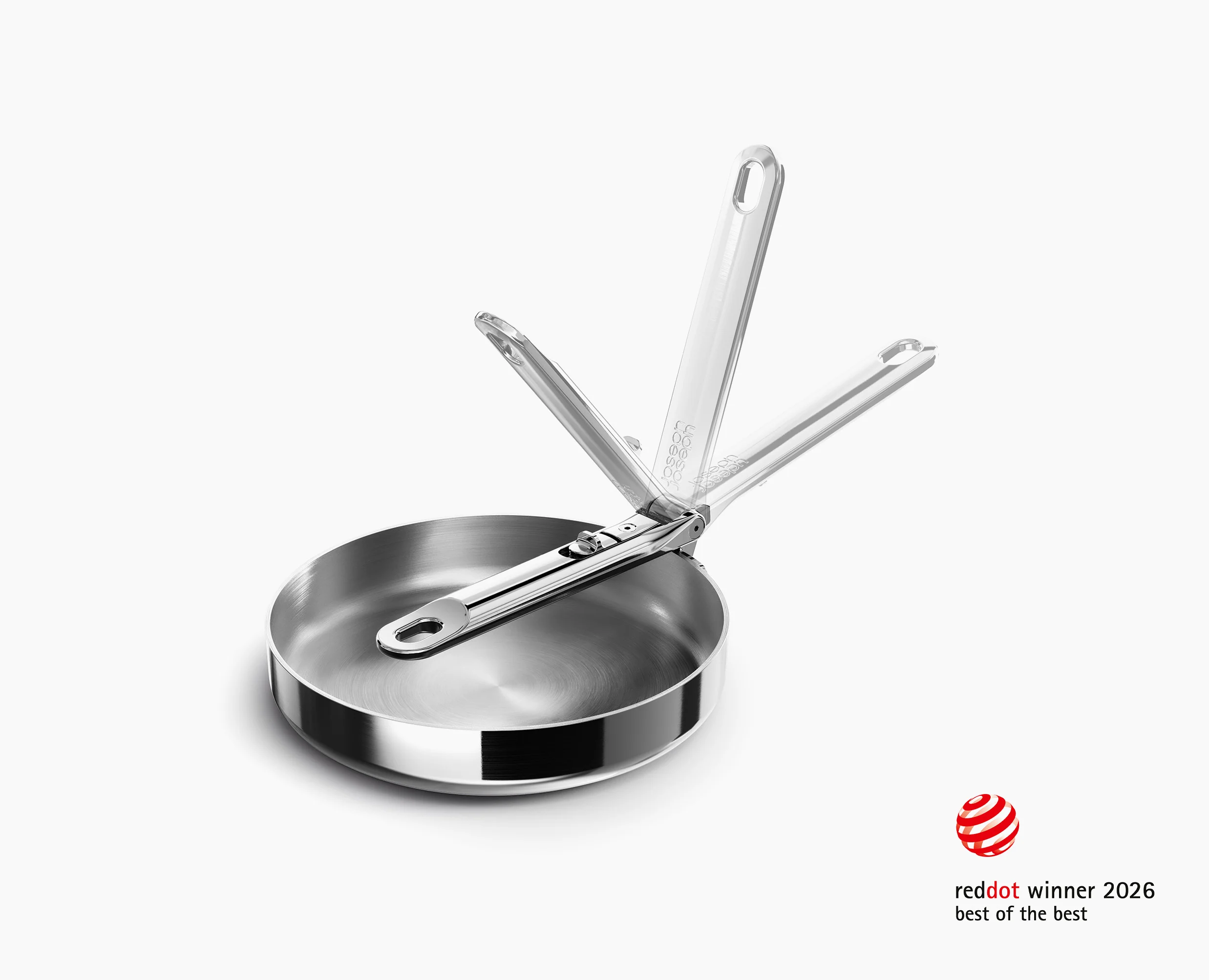 Space Steel Folding Handle 20cm Frying Pan - Image 4