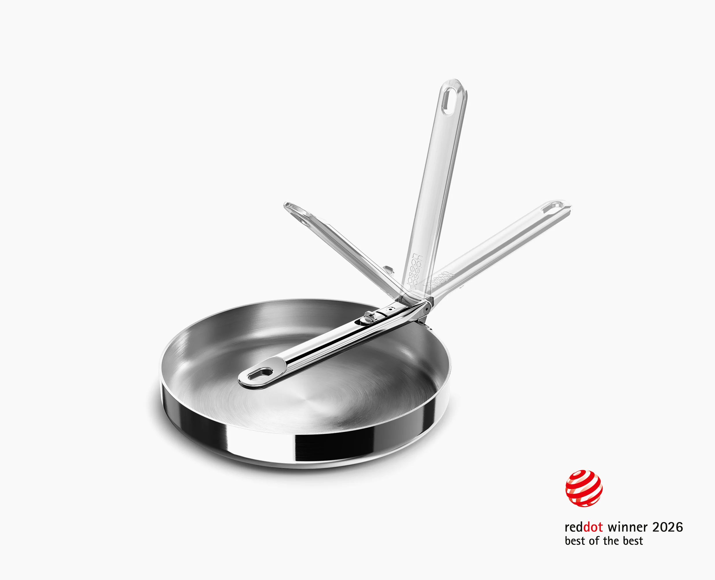 Space Steel Folding Handle 24cm Frying Pan - Image 4