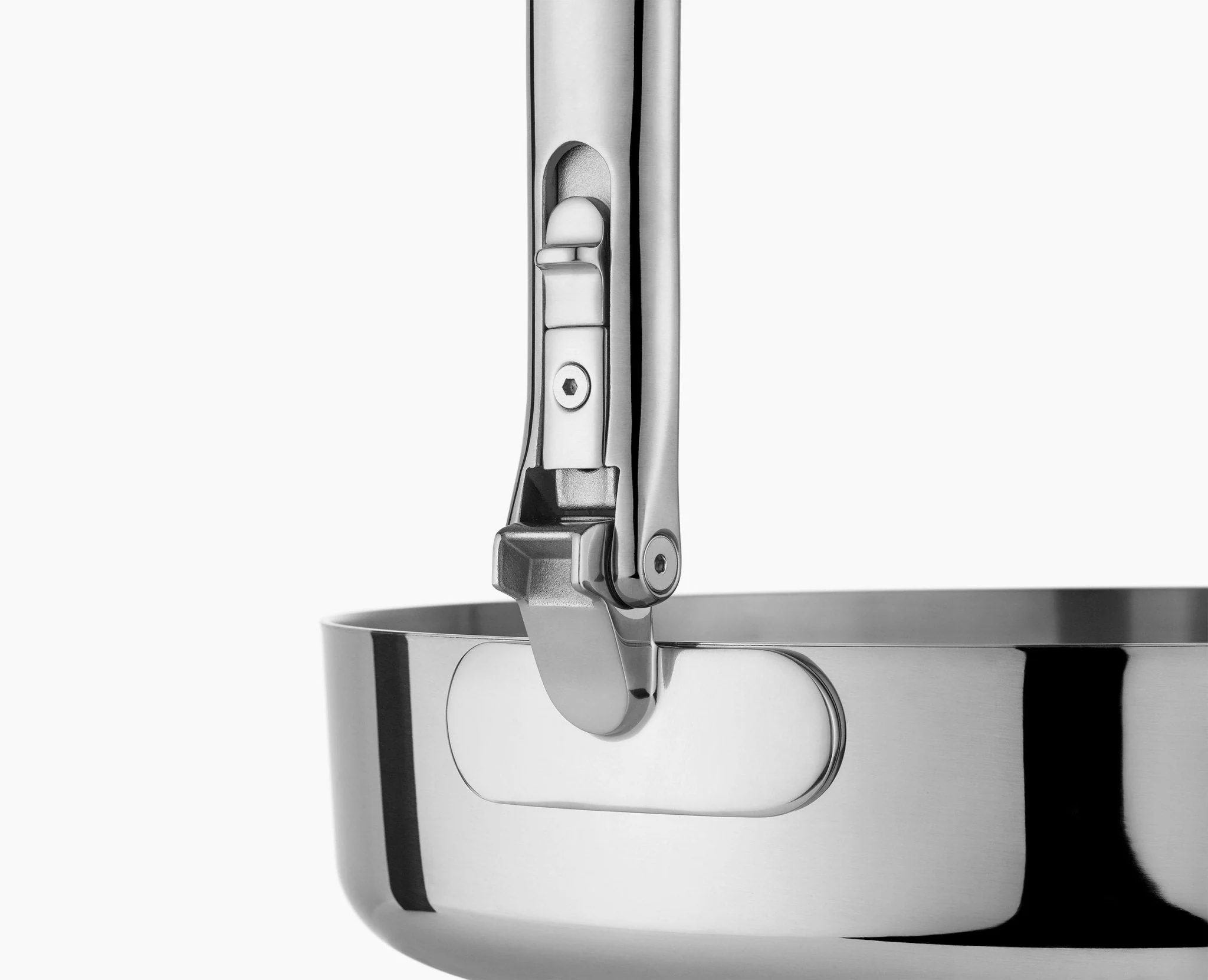 Space Steel Folding Handle 28cm Saute Pan & Lid - Image 8