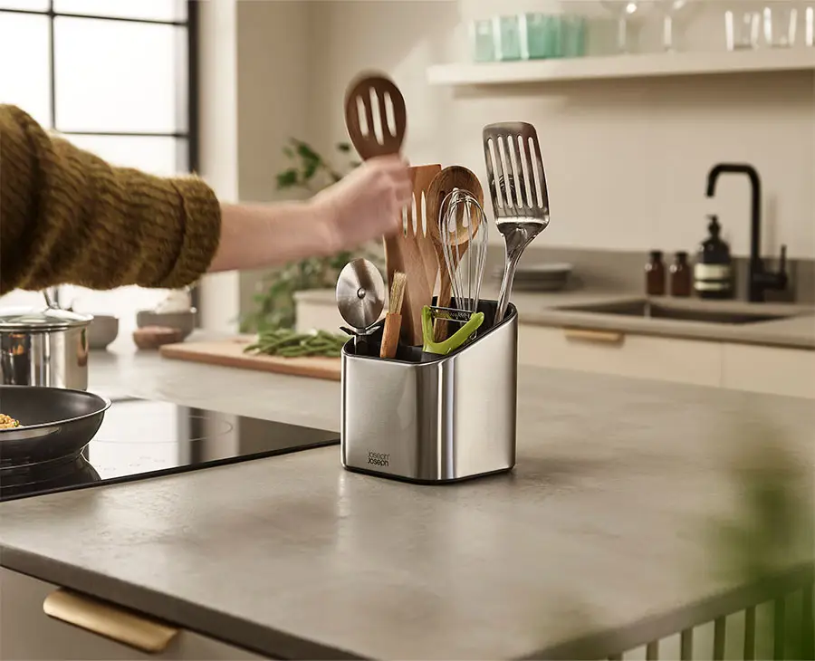 Surface™ Tiered Stainless-steel Utensil Pot - Image 2